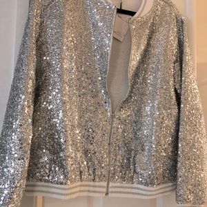 GLITTER GLITTER Baseball Jacket